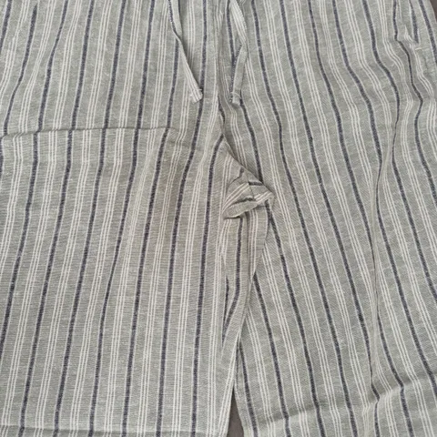HOLLISTER STRIPED PANTS IN PASTEL GREEN/BLUE/WHITE SIZE SMALL