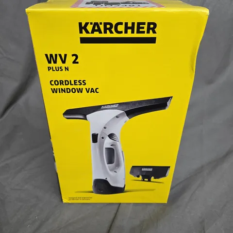 BOXED KARCHER WV 2 PLUS N CORDLESS WINDOW VAC