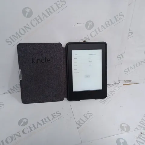 KINDLE PAPERWHITE MODEL DP75SDI WITH FOLDING CASE