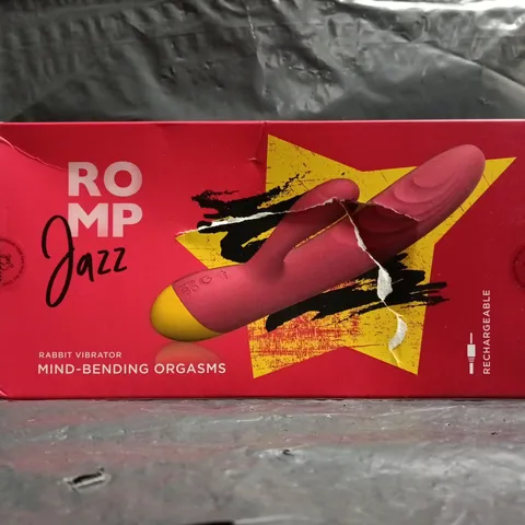 BOXED ROMP JAZZ RECHARGEABLE RABBIT VIBRATOR