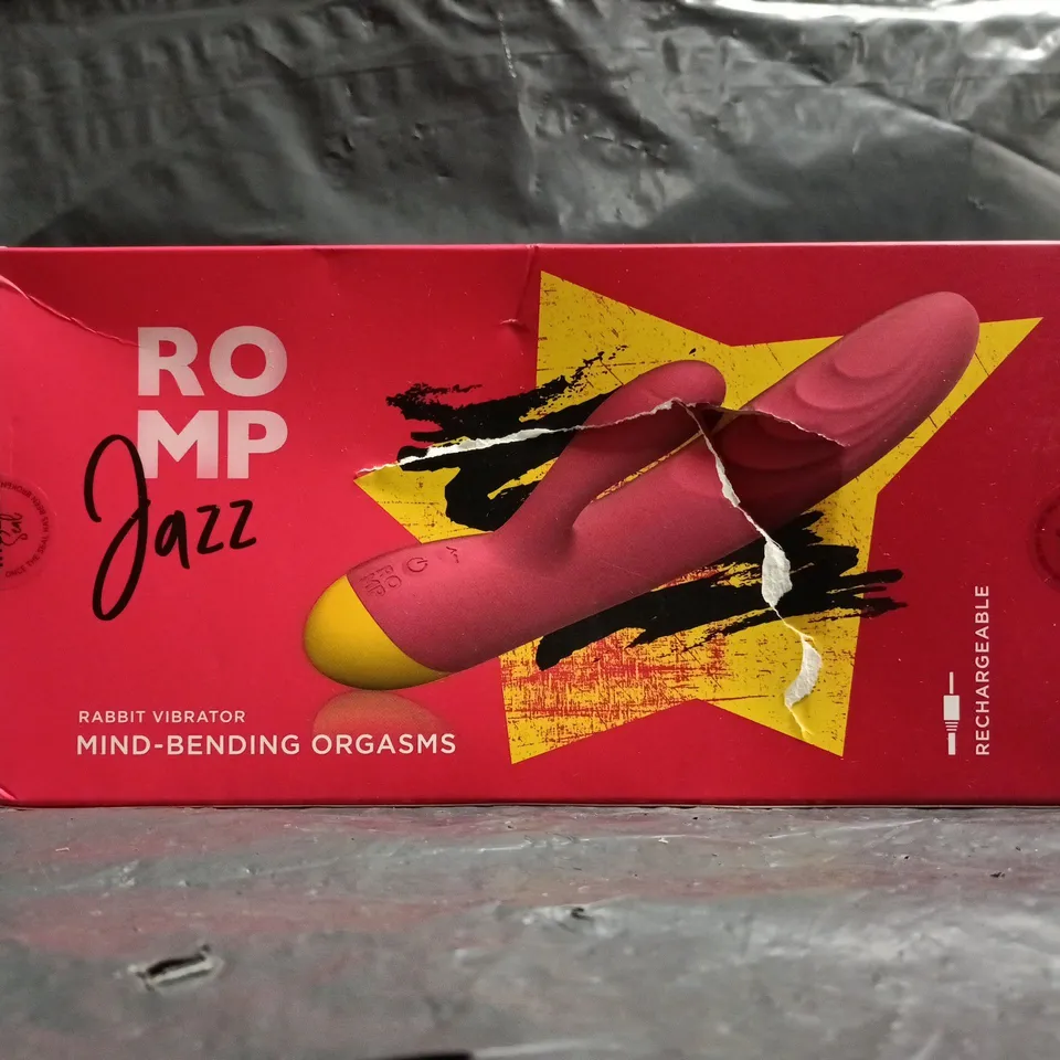 BOXED ROMP JAZZ RECHARGEABLE RABBIT VIBRATOR