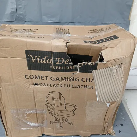 BOXED COMET GAMING CHAIR