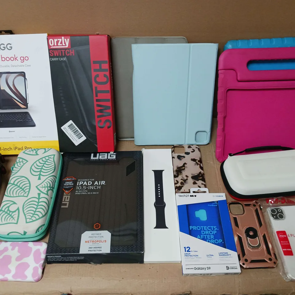 PALLET OF ASSORTED TECH PROTECTION ITEMS 