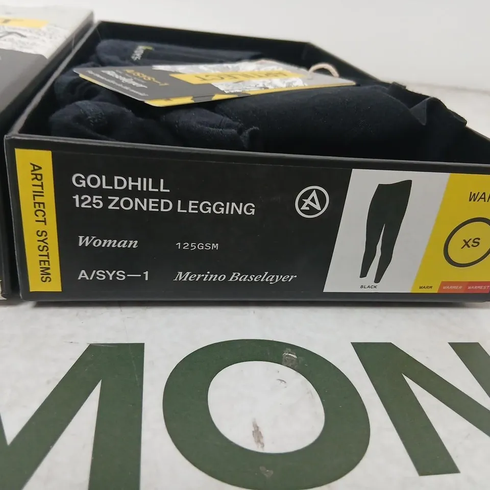 ARTILECT SYSTEMS MERINO BASELAYER A/SYS-1 GOLDHILL 125 ZONED LEGGING – WOMEN'S XS, BLACK