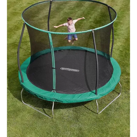 BOXED SPORTSPOWER 8FT TRAMPOLINE WITH EASI-STORE (1 BOX)