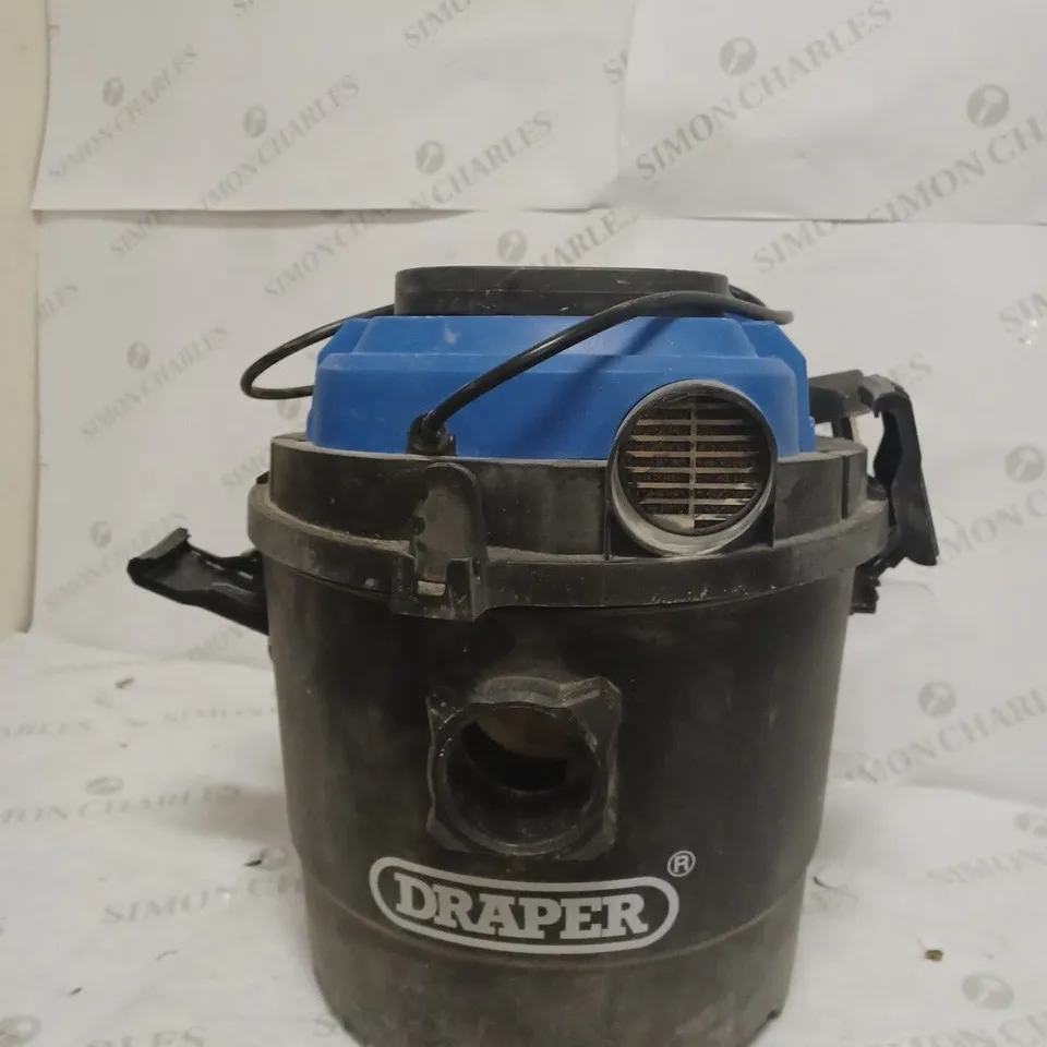 DRAPER 90107 230V 1250W 15L WET AND DRY VACUUM CLEANER