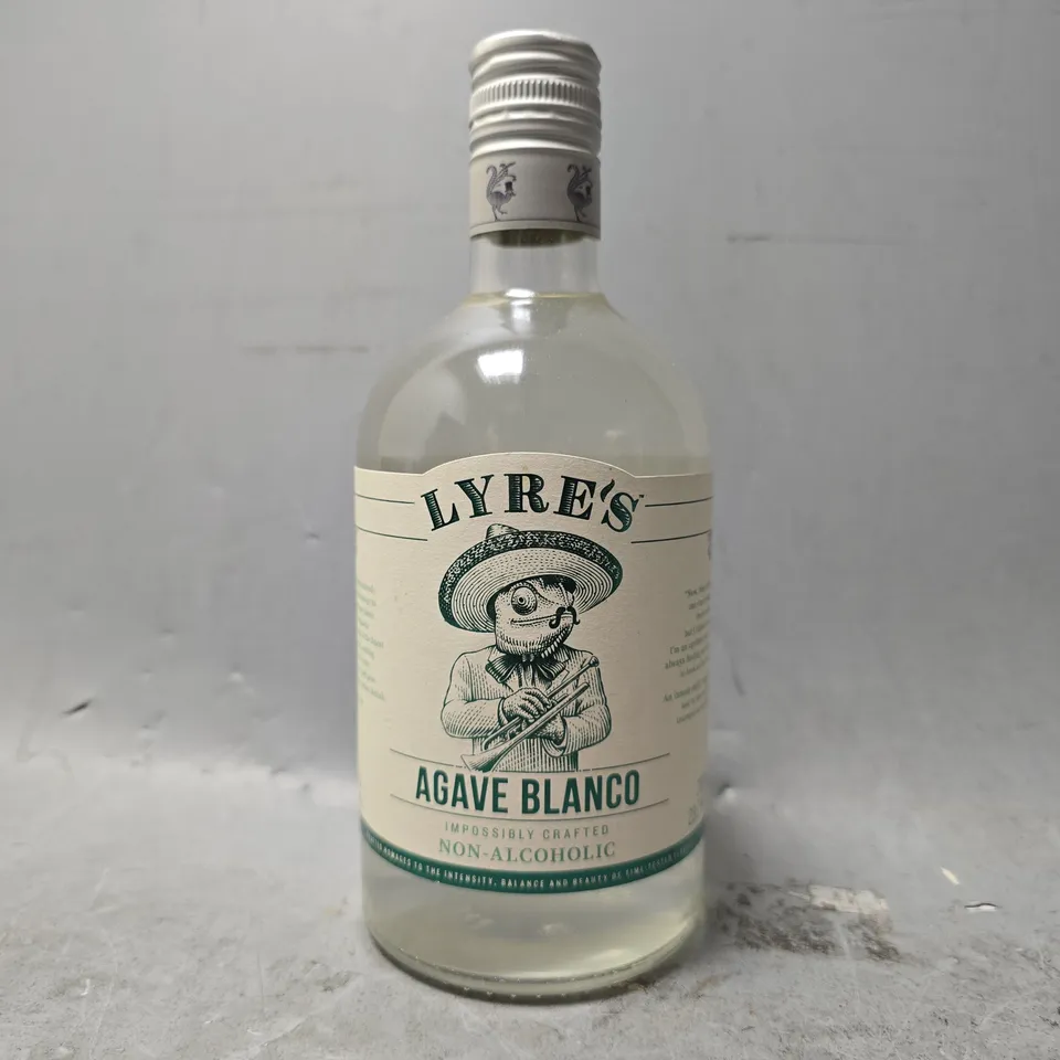 LYRE'S AGAVE BLANCO NON ALCOHOLIC 700ML 