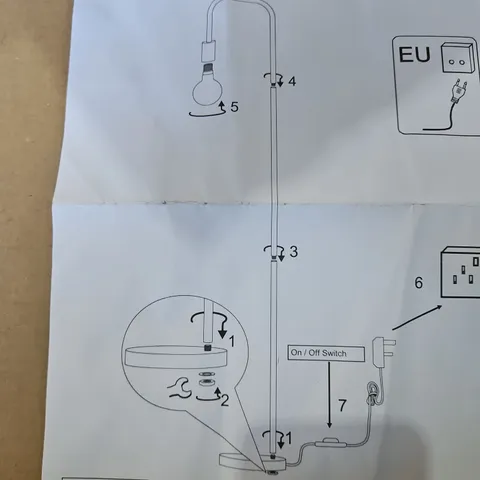 THE LIGHTING COLLECTION FLOOR LIGHT