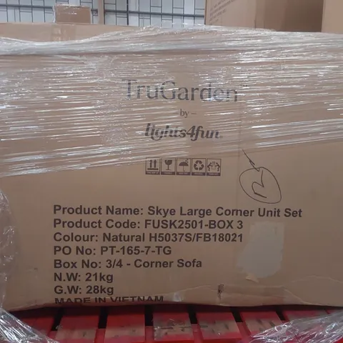 BOXED TRUGARDEN SKYE CORNER SOFA PART