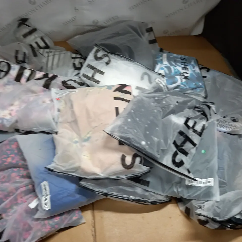 LOT OF 20 ASSORTED BAGGED SHEIN CLOTHING ITEMS 