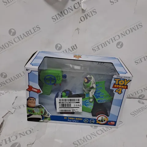BOXED DISNEY PIXAR TOY STORY 4 RC TURBO BUGGY WOODY