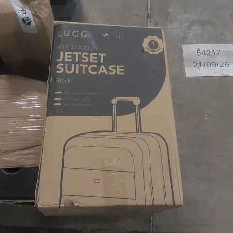 BOXED LUGG TRAVEL SUITCASE