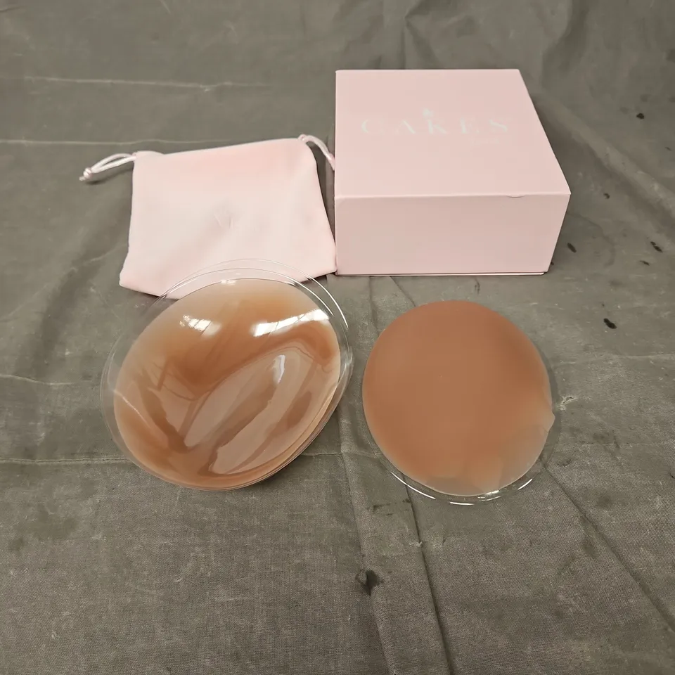 BOXED CAKES BODY CAKES WITH VOLUME BRA INSERTS IN CARAMEL ONE SIZE
