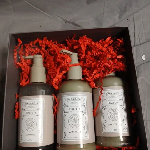 PENHALIGON'S HALFETI SHAMPOO, CONDITIONER & SHOWER GEL GIFT SET