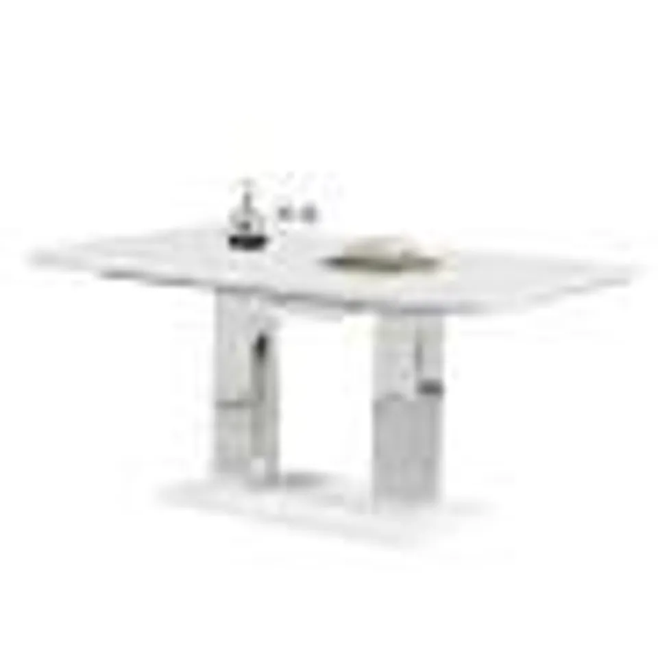 BOXED DESIGNER MONTON DINING TABLE X 180/220 X 90 X 76 CM ( 3 BOXES)