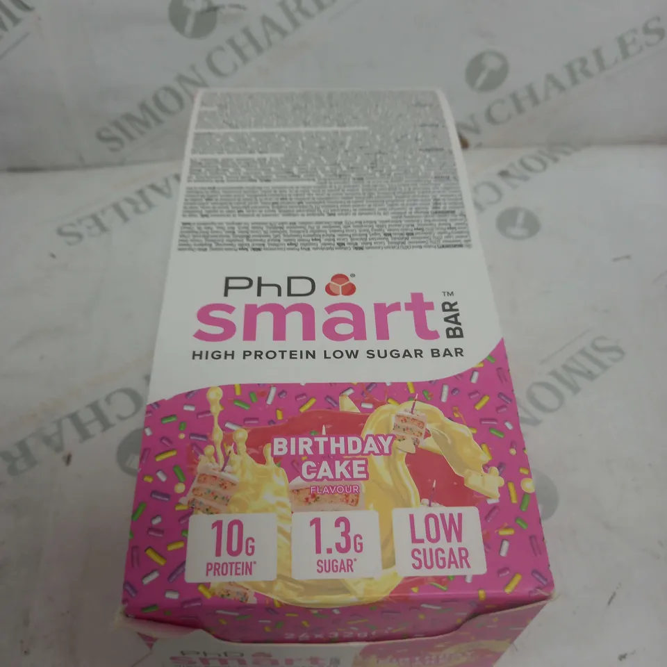 PHD SMART BAR, HIGH PROTEIN LOW SUGAR CHOCOLATE COATED SNACK