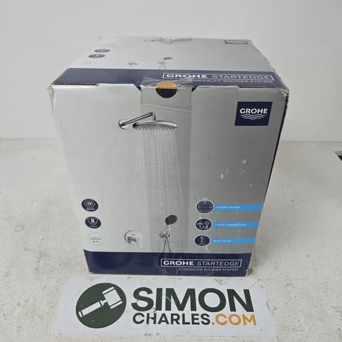 BOXED GROHE STARTEDGE CONCEALED SHOWER SYSTEM
