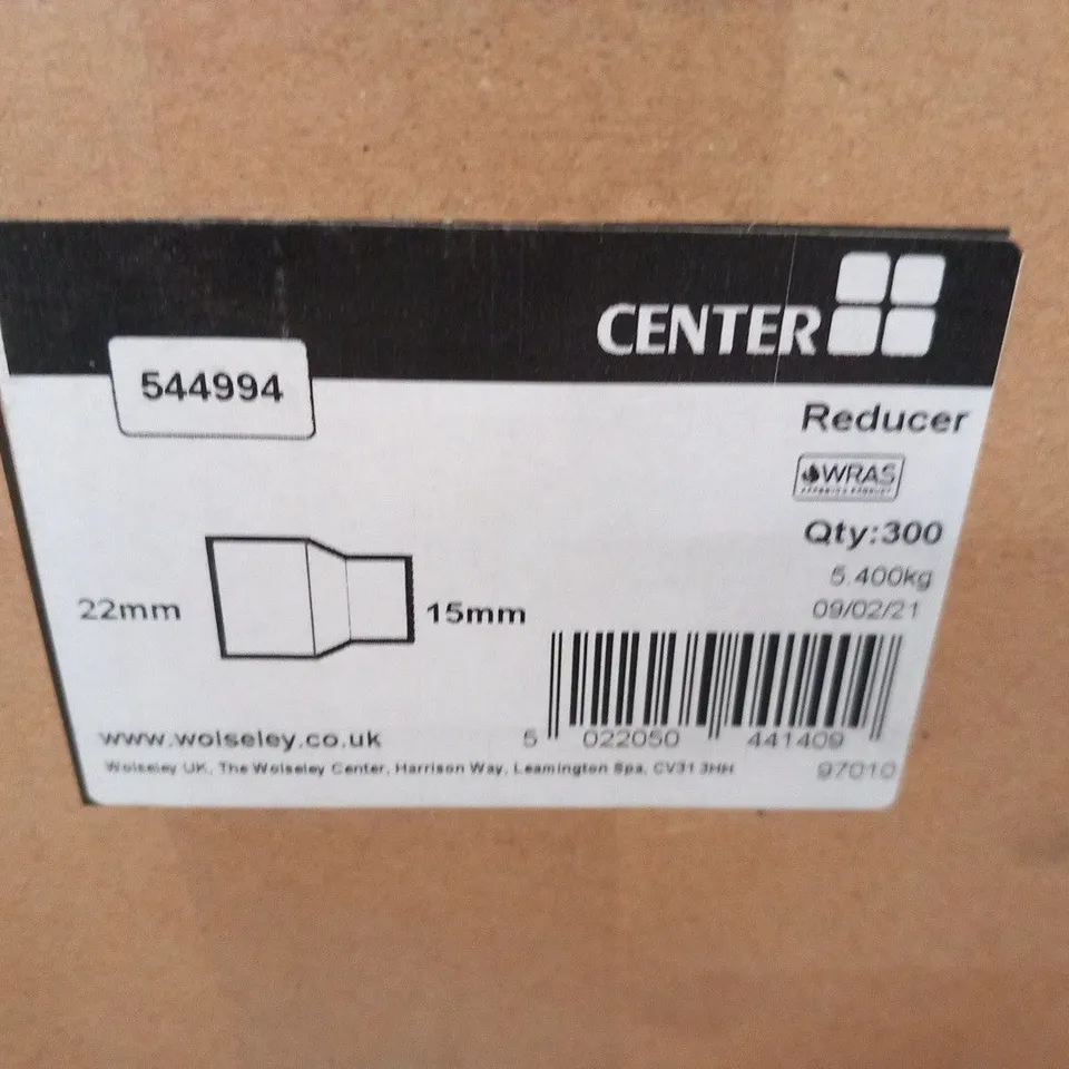 APPROXIMATELY 1200 CENTER REDUCERS