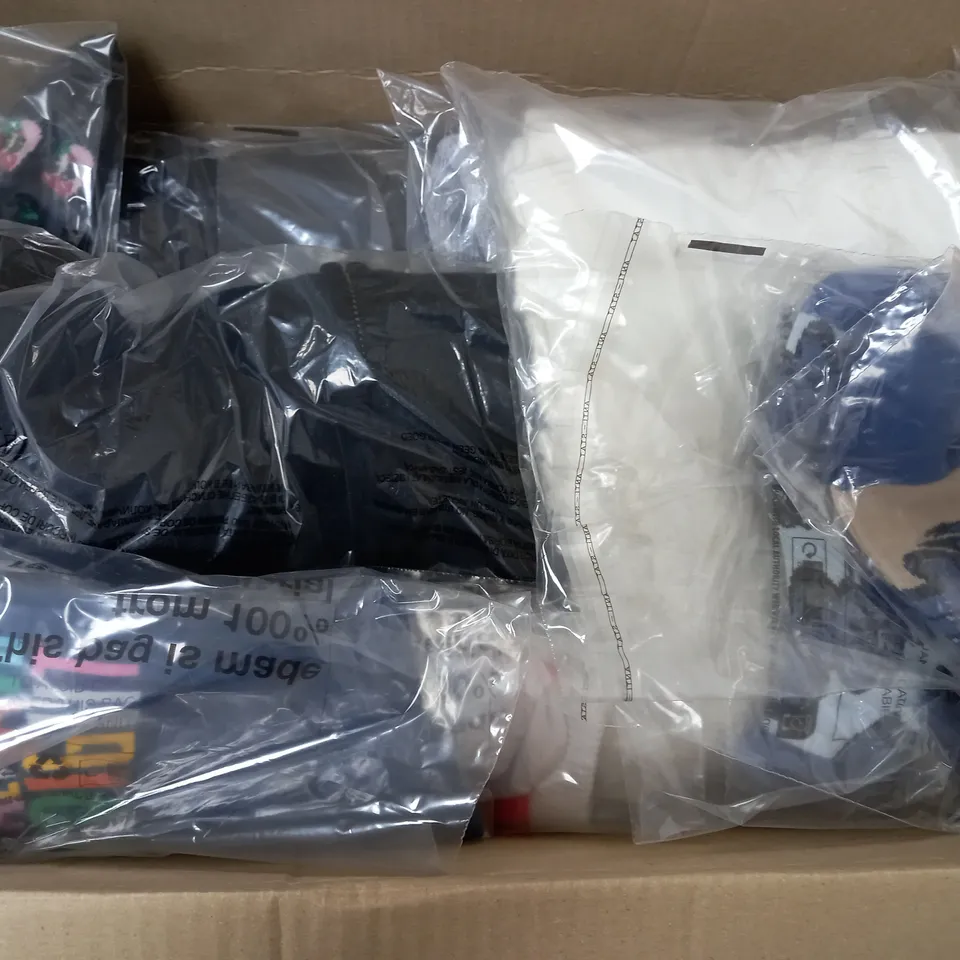 APPROXIMATELY 12 COTTON ON BOX INCLUDING PINK CARDIGAN, WHITE DENIM SHIRT ALL DIFFERENT SIZES