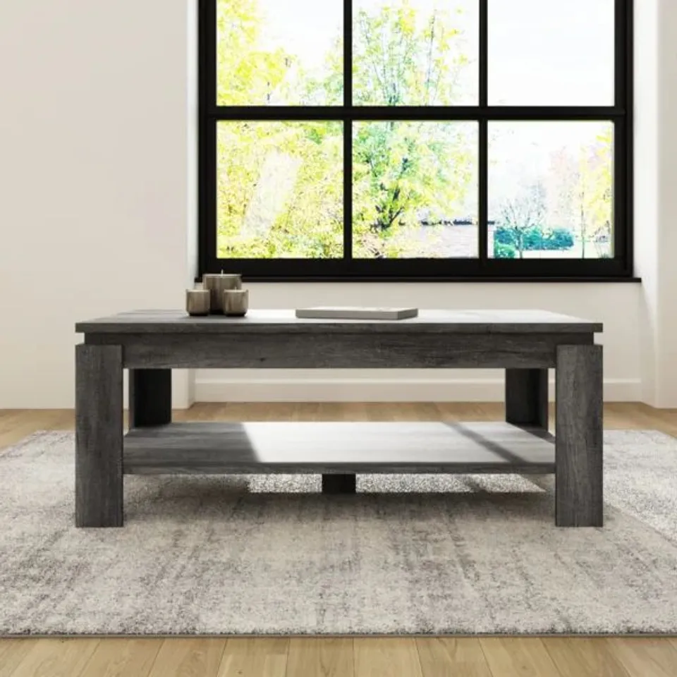 BOXED GFW CANYON COFFEE TABLE - CHARCOAL GREY (1 BOX)