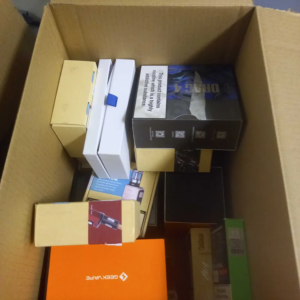 APPROXIMATELY 20 BOXED E-CIGARETTES TO INCLUDE GEEK VAPE, VAPORESSO, INNOKIN ETC