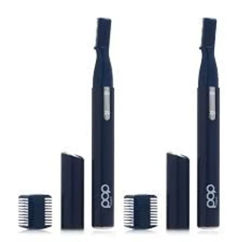 POP SONIC SET OF 2 FACIAL HAIR REMOVERS
