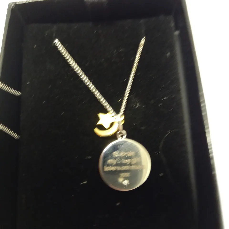 PERSONALISED STERLING SILVER 9CT GOLD NECKLACE RRP £60