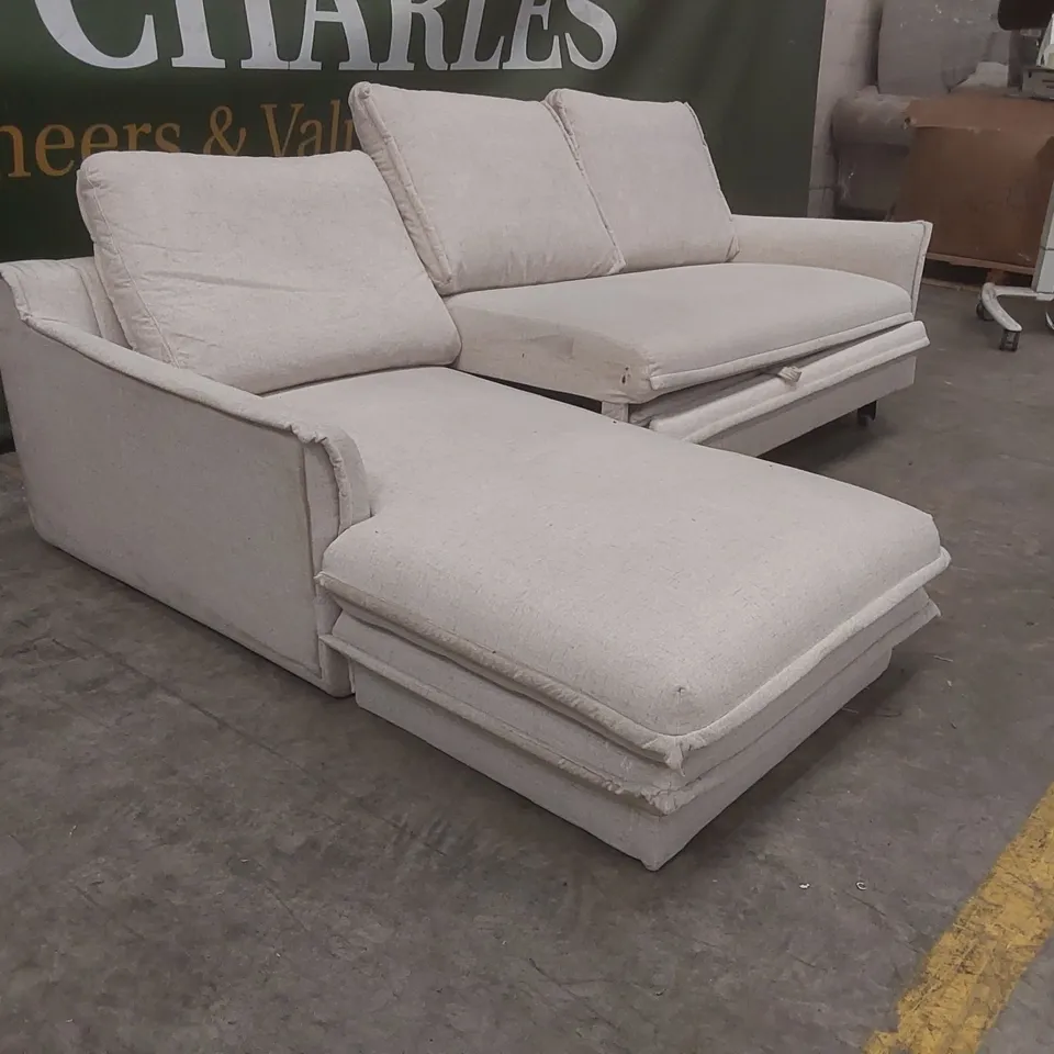 QUALITY DESIGNER FABRIC UPHOLSTERED CORNER SOFA BED WITH STORAGE