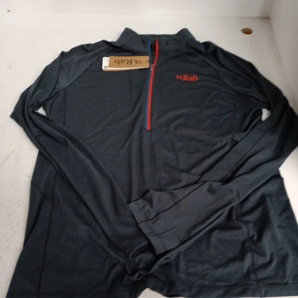 RAB SONIC LS ZIP IN BELUGA/FIRECRACKER - UK LARGE