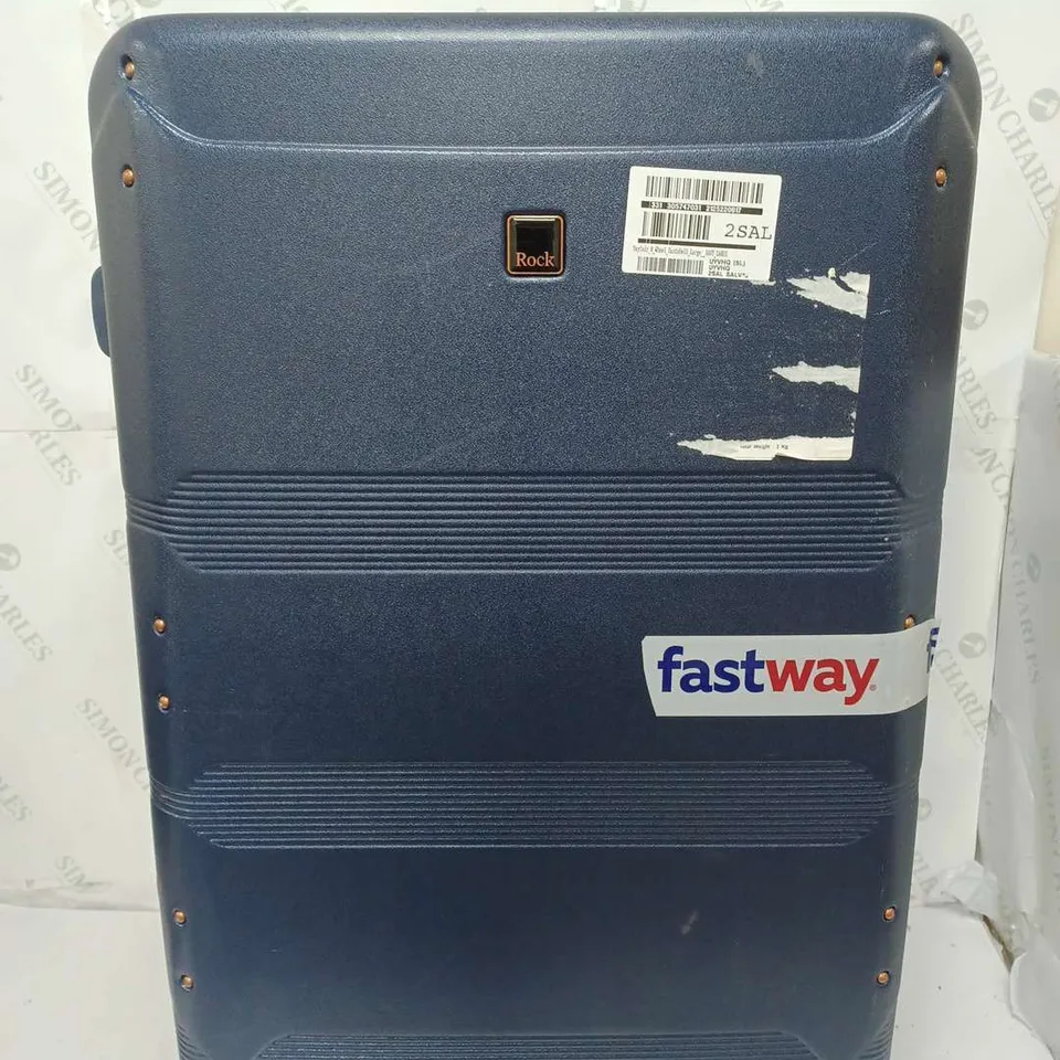 MAYFAIR 8 WHEEL HARDSHELL LARGE SUITCASE IN NAVY