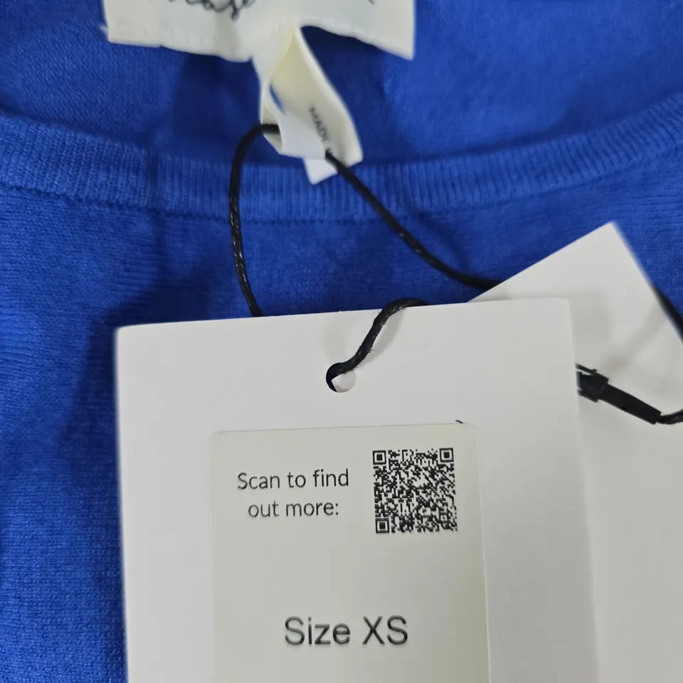 PHASE EIGHT KNIT TOP – BLUE, XS