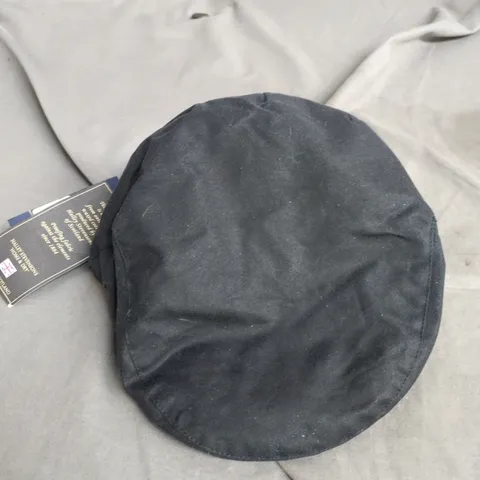 FAILSWORTH WAX FLAT CAP NAVY