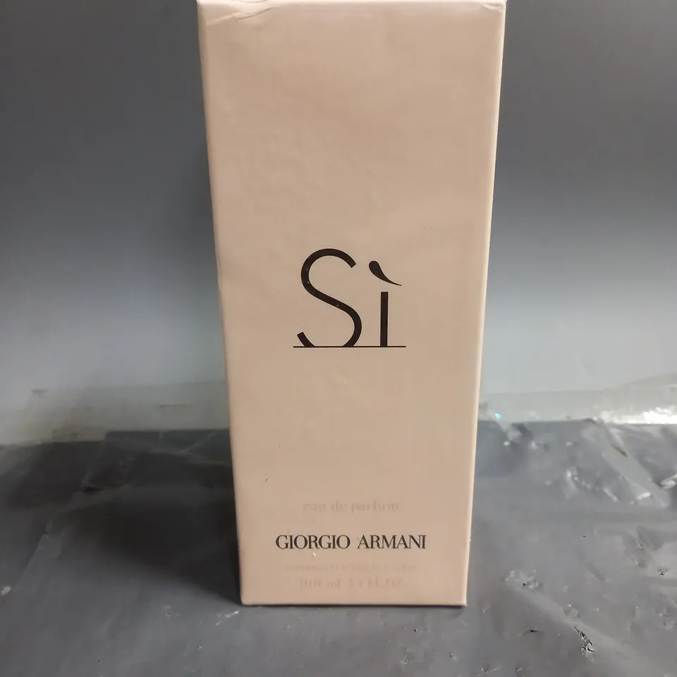 BOXED AND SEALED GIORGIO ARMANI SI EAU DE PARFUM 100ML