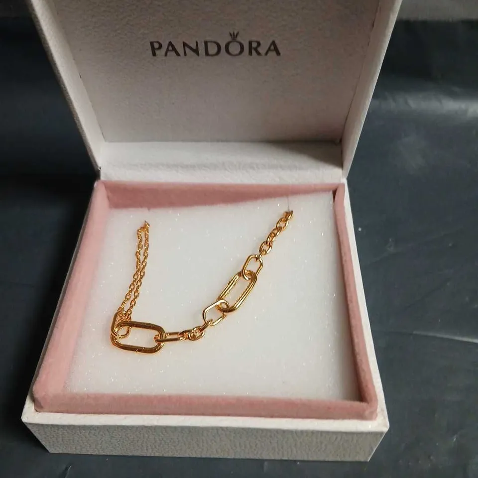 PANDORA GOLD-TONE BRACELET IN PRESENTATION BOX