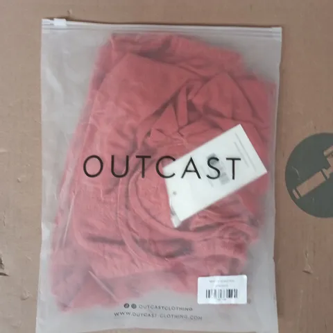 BAGGED OUTCAST BRIELA CROP TOP IN RUST SIZE XS