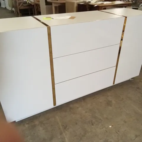 SIDEBOARD WITH DRAWERS ONXY CASHMERE HIGH GLOSS