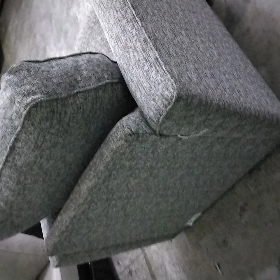 QUALITY DESIGNER CHARCOAL PATTERNED FABRIC ARMCHAIR 