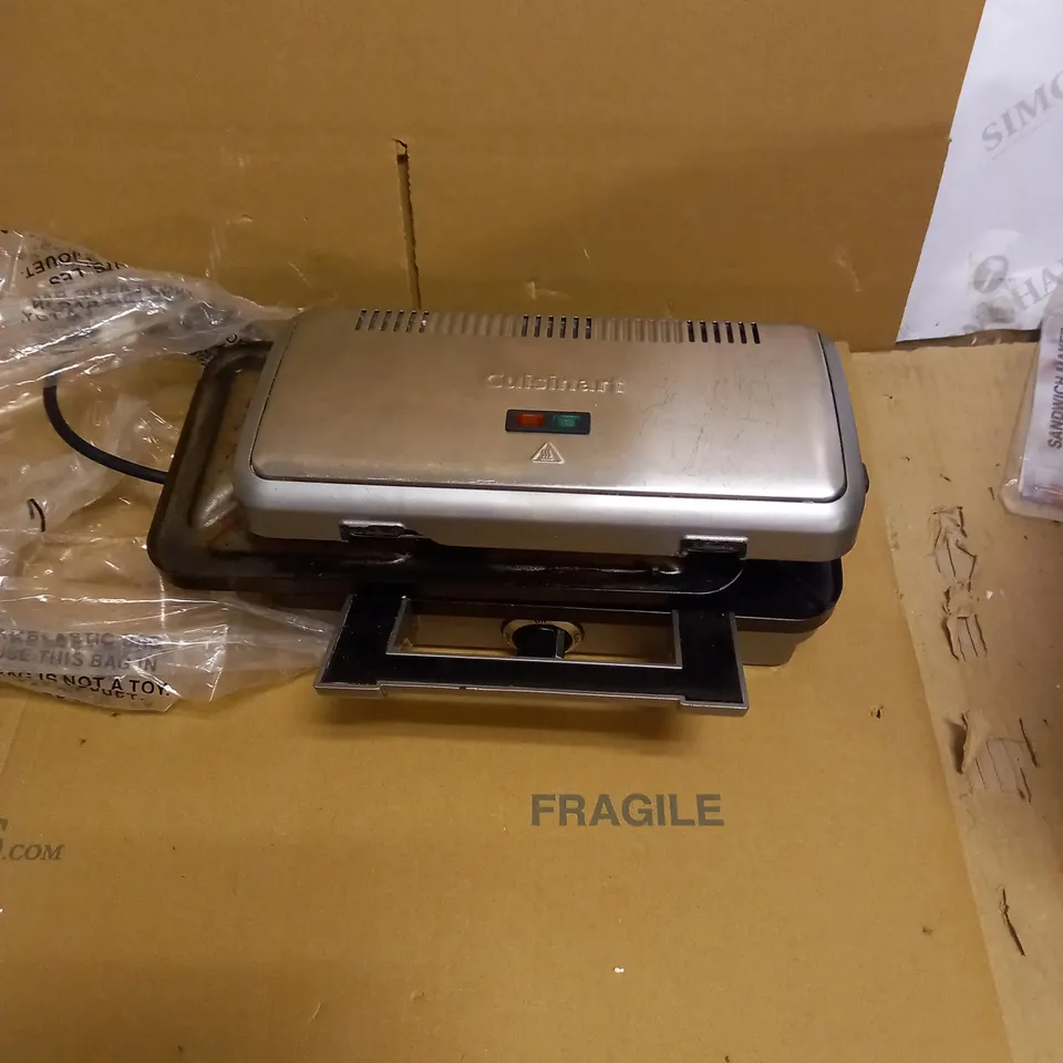 CUISINART SANDWICH MAKER 