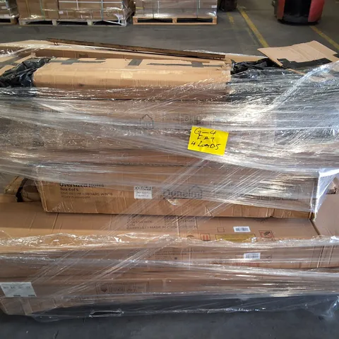 PALLET OF ASSORTED FLAT PACK FURNITURE PARTS 