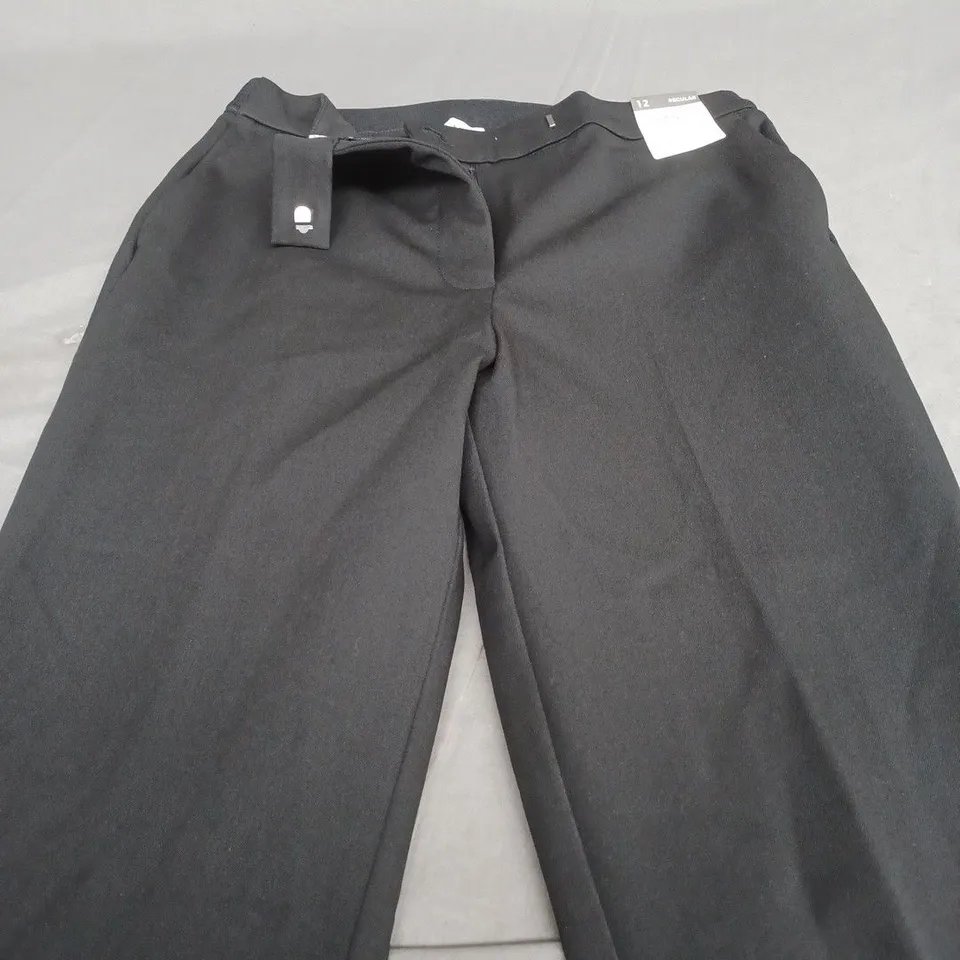 M&S LIM ANKLE GRAZER IN BLACK - SIZE 12