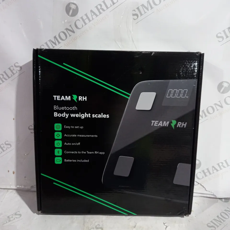 BOXED TEAM RH BLUETOOTH BODY WEIGHT SCALES 