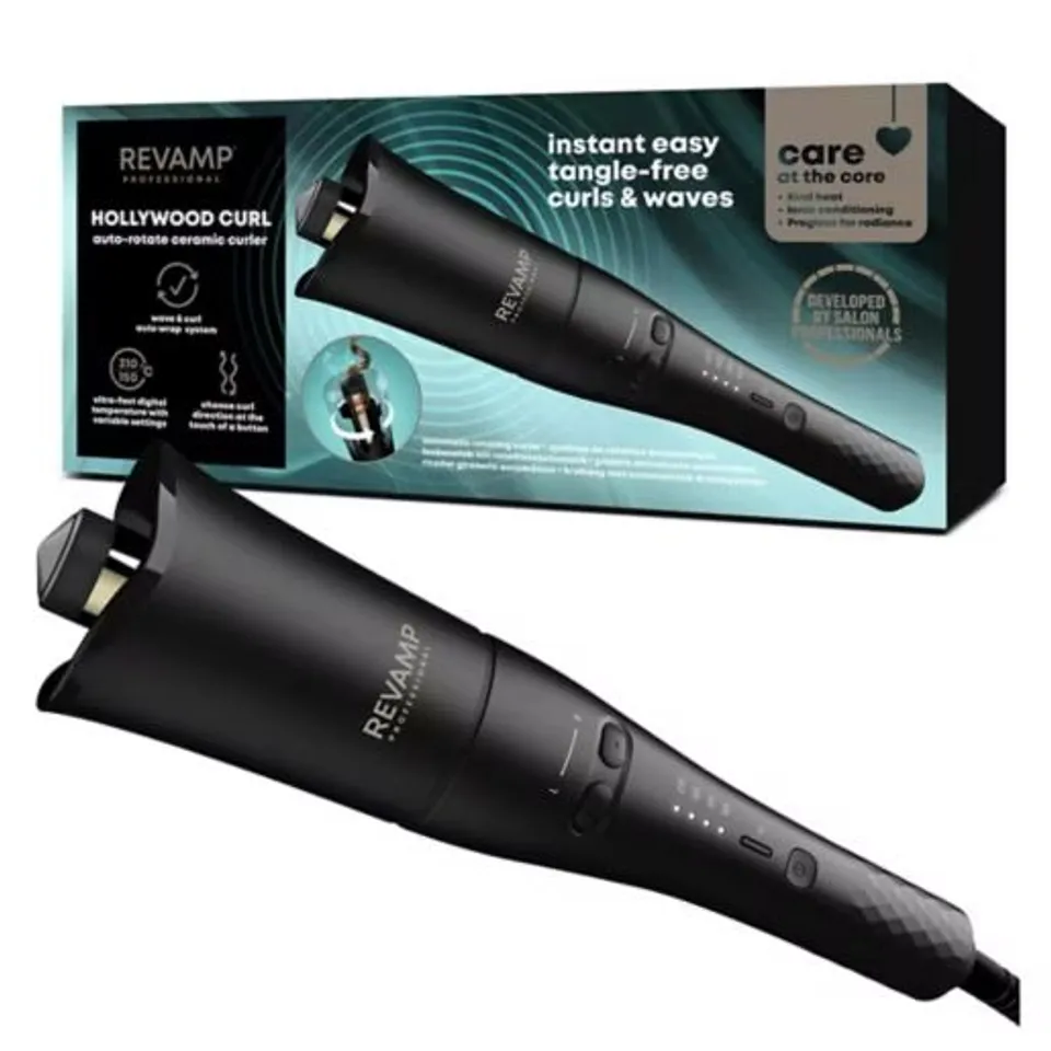 BOXED REVAMP PROGLOSS HOLLYWOOD CURL AUTOMATIC ROTATING SYSTEM