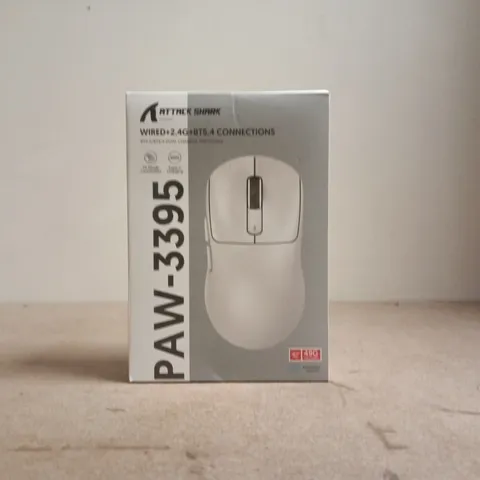 BOXED ATTACK SHARK PAW-3395 X3-MOUSE IN LILAC