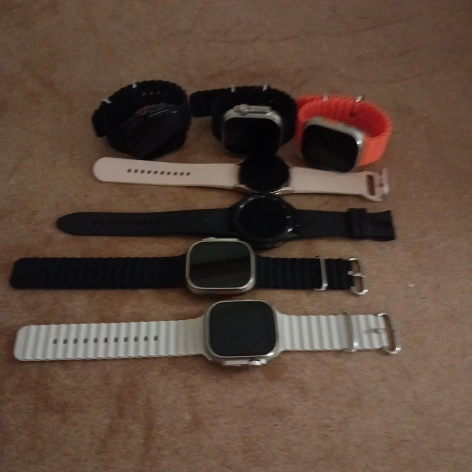 7 ASSORTED UNBRANDED SMART WATCHES