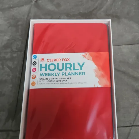 CLEVER FOX HOURLY WEEKLY PLANNER 
