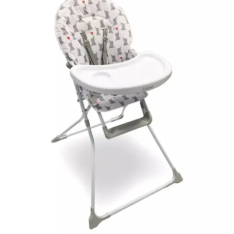 MY BABIIE DANI DYER ELEPHANTS COMPACT HIGHCHAIR