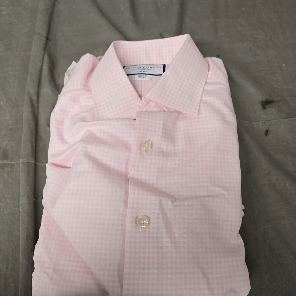 CHARLES TYRWHITT CLASSIC FIT LONG SLEEVE SHIRT - 39/84CM