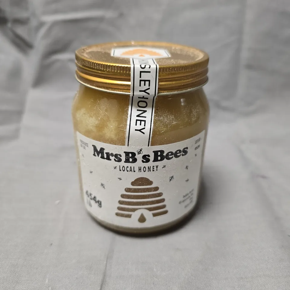 FOUR ASSORTED MRS B'S BEES LOCAL HONEY – GLASS JAR