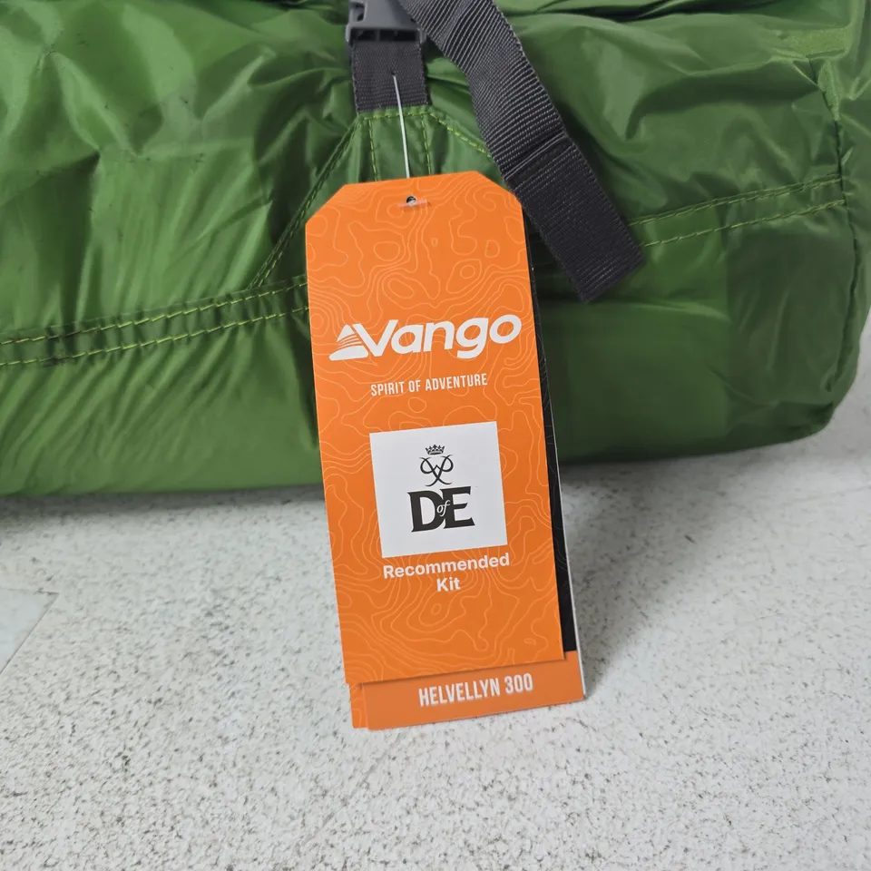 VANGO HELVELLYN 300 TENT – GREEN, 3 PERSON, SEMI-GEODESIC