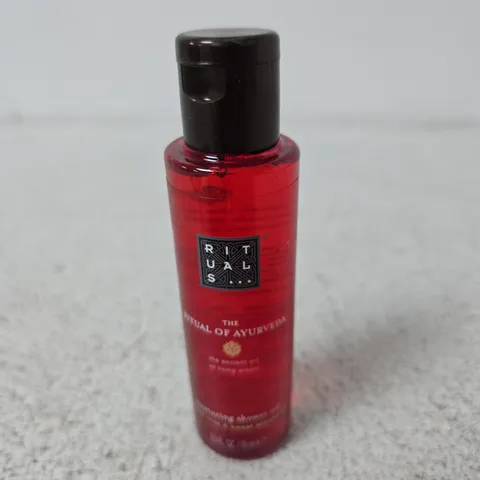 BOX OF APPROXIMATELY 200 X RITUALS THE RITUAL OF AYURVEDA – SHOWER OIL - 75ML